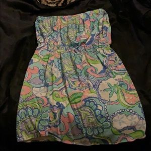 Lilly Pulitzer strapless dress